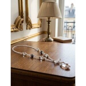 Laiclay NIB Handcrafted Boho Natural Quartz Crystal Necklace